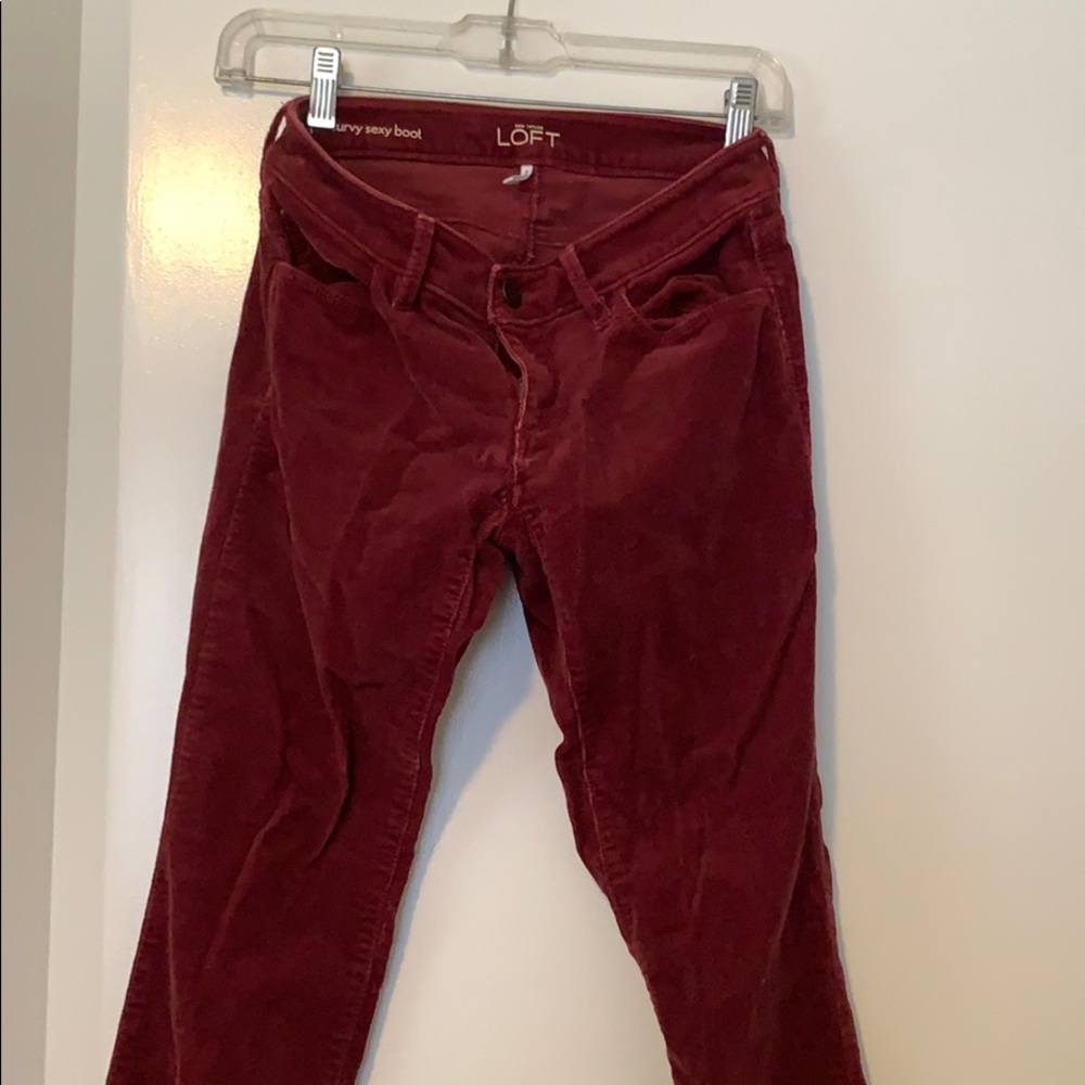 Loft corduroys